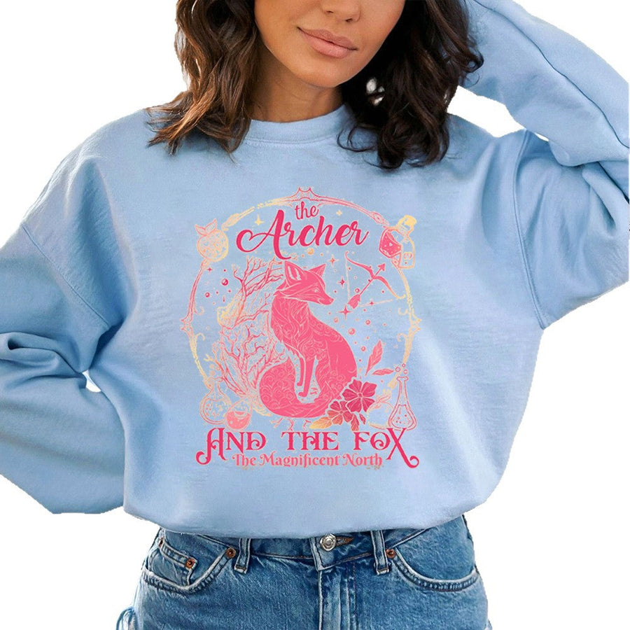 Damen Sweatshirt mit kreativem Tiermotiv und inspirierendem Druck