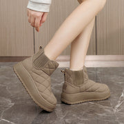 Damen Sneakers mit warmem Fleecefutter und rutschfester Laufsohle