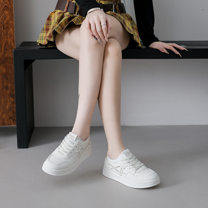 Damen Sportliche Sneakers mit atmungsaktivem Obermaterial und rutschfester Laufsohle
