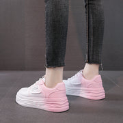 Damen modische Plateau Sneakers mit komfortabler Dämpfung