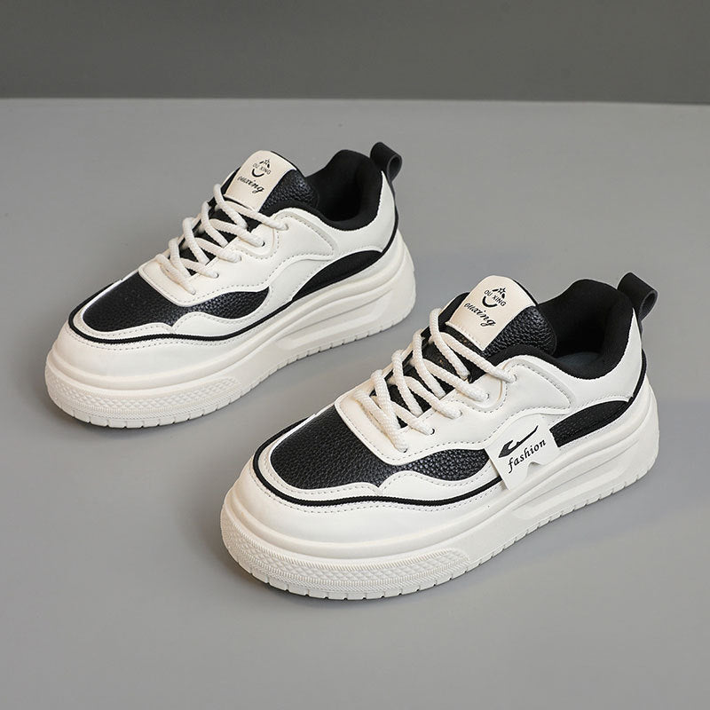 Damen modische chunky Sneakers mit atmungsaktivem Obermaterial und bequemer Dämpfung