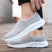 Unisex nan leichter Schlupf-Sneaker mit dreidimensionaler Netzstruktur, ergonomischer Dämpfung und Fersenlasche Drune