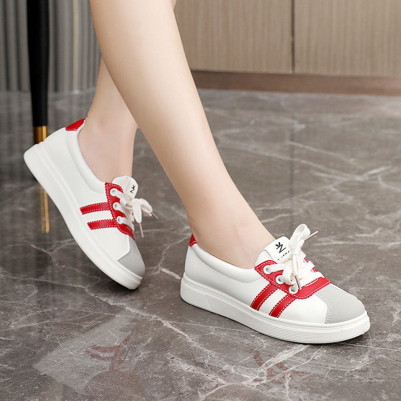 Damen Sportliche Sneakers mit reflektierendem Obermaterial und gepolsterter Innensohle