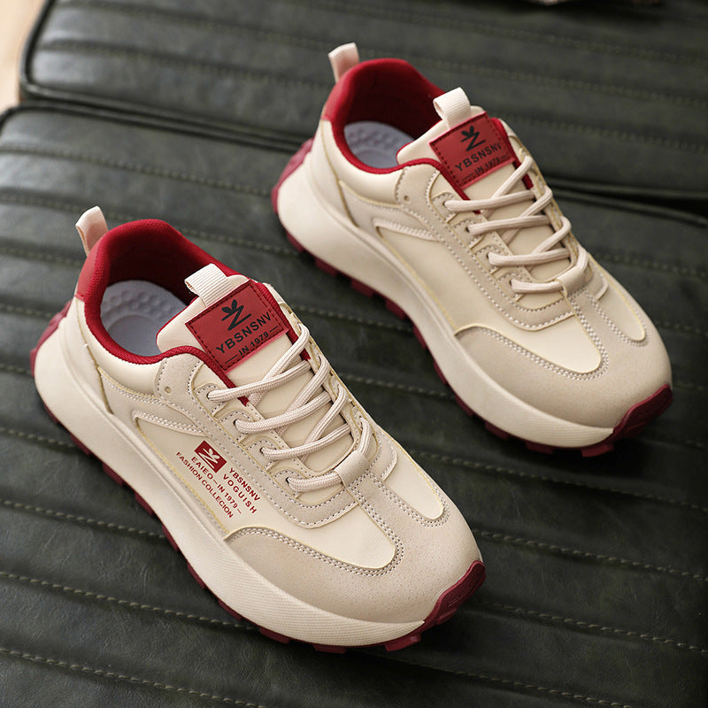 Damen Chunky Sneakers mit atmungsaktiven Mesh-Einsätzen und dämpfender Sohle