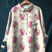 Anita Französische Vintage-Bluse Damen | Elegante Bluse