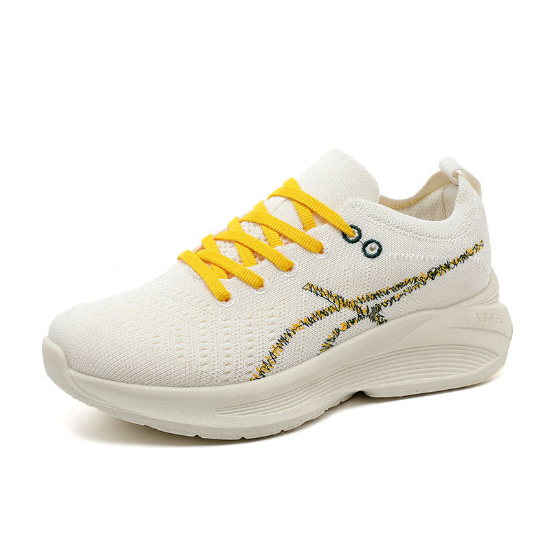 Damen Sportliche Freizeitsneaker mit atmungsaktivem Obermaterial und dämpfender Laufsohle