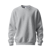 Herren nan Oversize-Rundhals-Sweatshirt aus weichem Baumwollfleece mit gerippten Bündchen Drune
