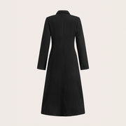 Damen eleganter, taillierter Gehrock mit doppelter Knopfleiste und schickem Revers