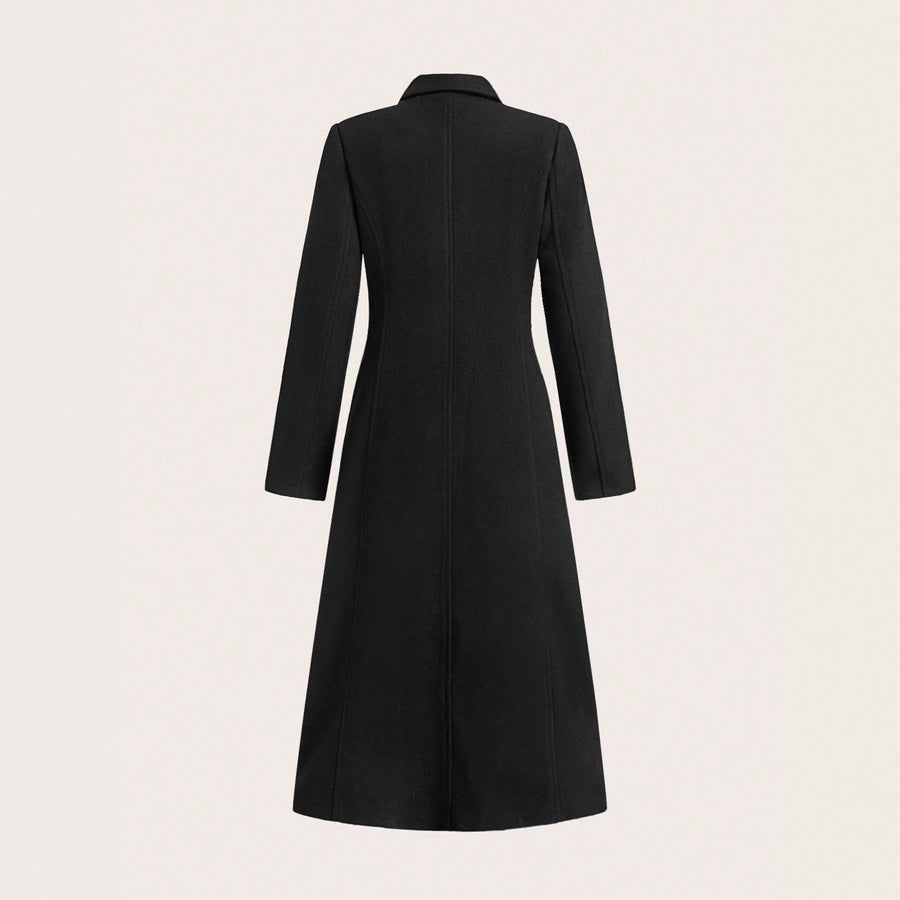 Damen eleganter, taillierter Gehrock mit doppelter Knopfleiste und schickem Revers