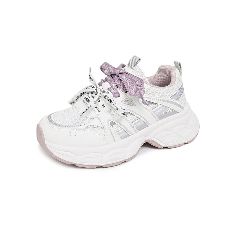 Damen Komfortable Lauf-Sneaker mit atmungsaktiver Netz-Oberfläche und dämpfender Sohle