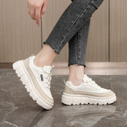 Damen Sportliche Plateau Sneaker