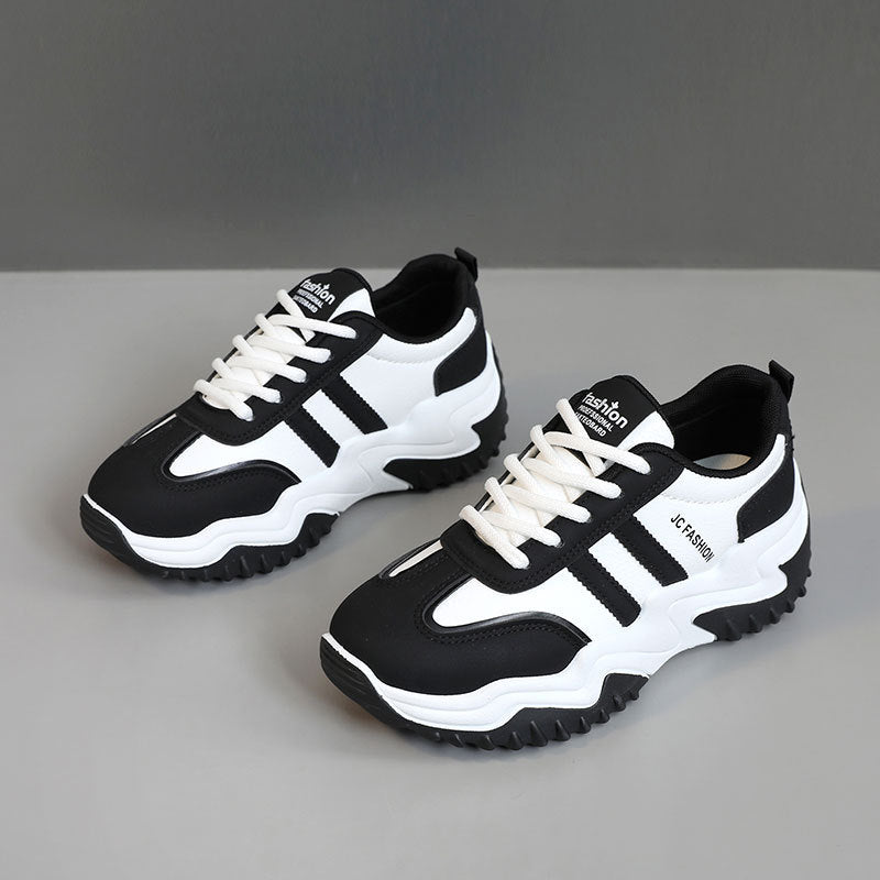 Damen Sportliche Sneaker mit atmungsaktiver Oberflächenstruktur und rutschfester Laufsohle