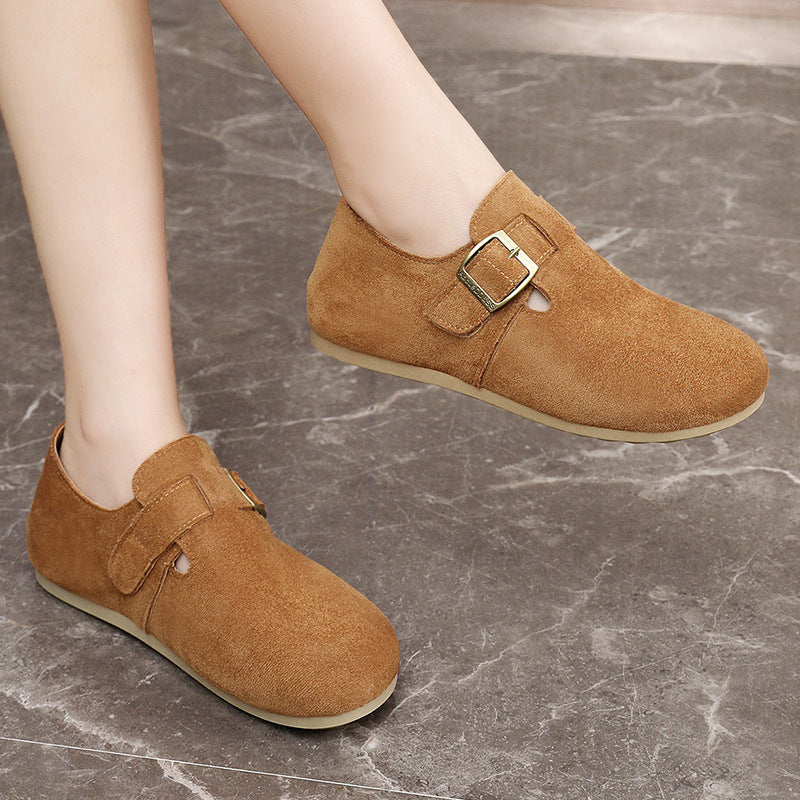 Damen Clogs mit praktischem Schnallenverschluss und rutschfester Sohle