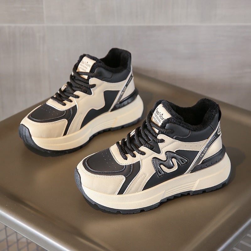 Damen Winterliche Sneaker mit kuscheligem Innenfutter und rutschfester Sohle