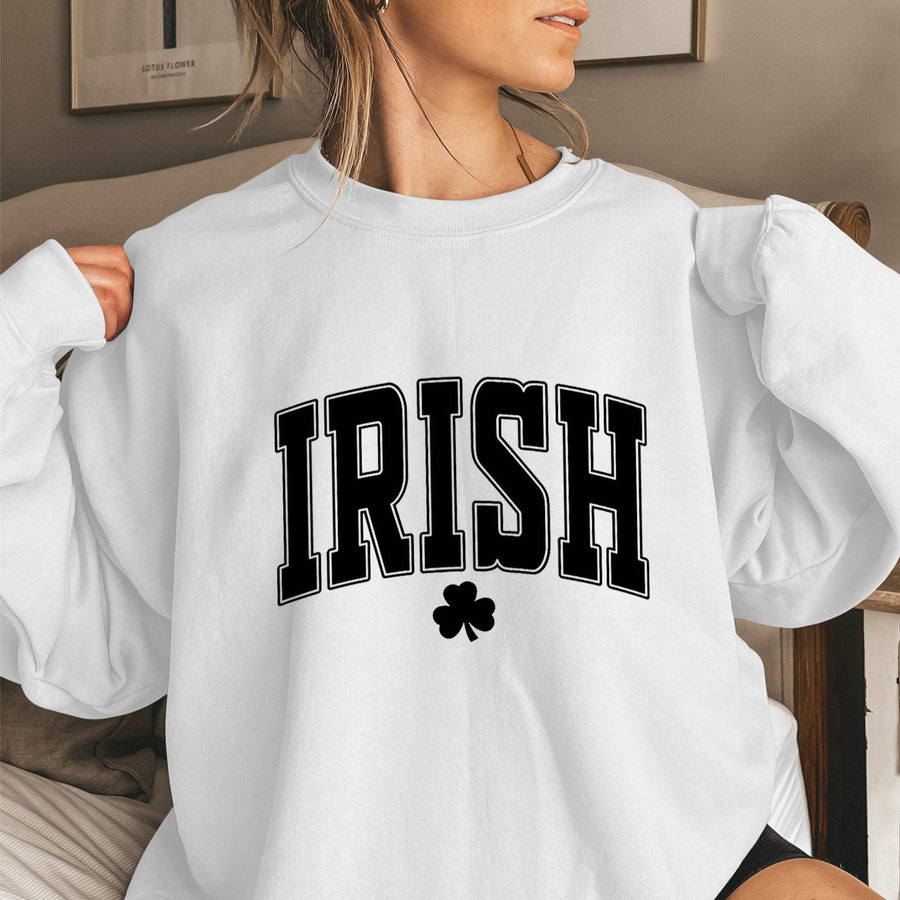 Damen Sweatshirt mit aktuellen irischen Design-Highlights