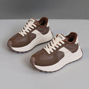 Damen Komfortable Sneakers mit warmem Innenfutter