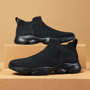 Damen Sportliche Strick-Sneaker mit funktionalem Sohlenprofil