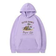 Damen Kapuzenpullover mit maritimem Design und inspirierendem Druck