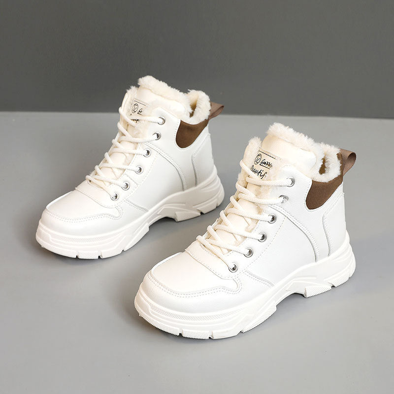 Damen gefütterte High-Top Sneaker