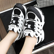 Damen Sportliche Schnürsneaker mit atmungsaktivem Obermaterial