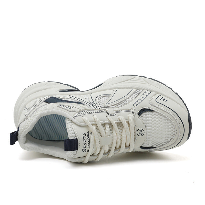Damen Sportliche Sneakers mit atmungsaktiver Mesh-Oberfläche und stoßdämpfender Laufsohle