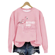 Damen Sweatshirt mit einzigartigem Flamingo-Motiv und inspirierendem Aufdruck