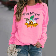 Damen Sweatshirt mit Herbstmotiv und gemütlichem Schnitt