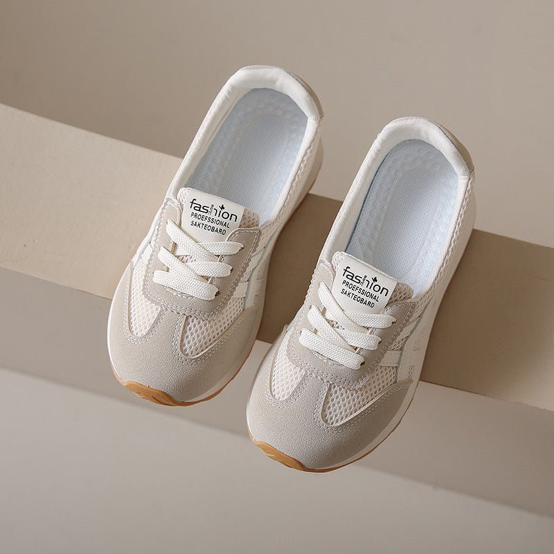 Damen Sportliche und atmungsaktive Sneakers mit elastischem Mesh-Obermaterial