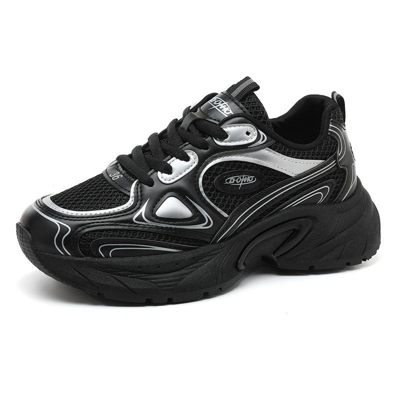 Damen Sportliche Lauf-Sneaker mit atmungsaktiver Mesh-Oberfläche und dämpfendem Fußbett