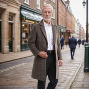 Herren eleganter Karomantel Aliams