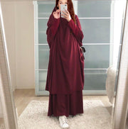 Damen Langarm Kaftan mit elegantem Schnitt und Weitem Design