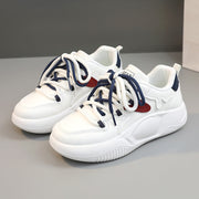 Damen modische Sport Sneakers mit praktischen Schnürsenkeln und dämpfender Laufsohle