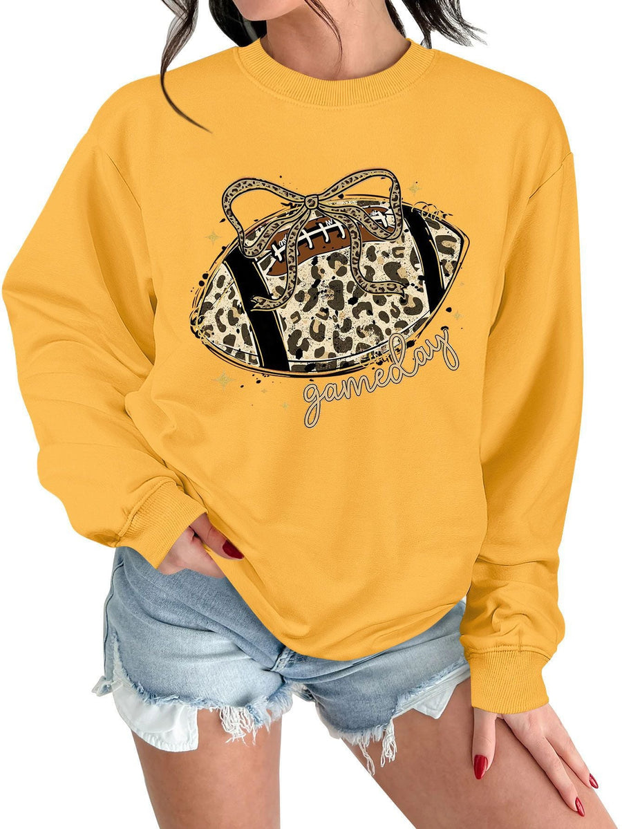 Damen Sweatshirt mit aufregendem Sportmotiv und lässigem Schnitt