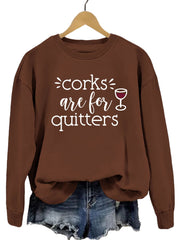 Damen Sweatshirt mit kreativem Spruch und lässigem Schnitt