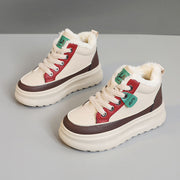Damen High-Top Sneakers mit kuscheligem Innenfutter und rutschfester Sohle