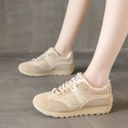 Damen Komfortable Winter Sneakers mit weichem Fleecefutter