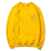 Damen Oversized Sweatshirt mit niedlichem Herzmotiv und lässigem Schnitt