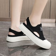 Damen Atmungsaktive Sommer-Slipper mit elastischem Einstieg und rutschfester Sohle
