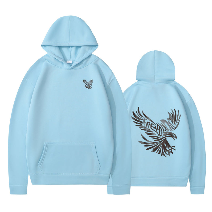 Damen Kapuzenpullover mit ikonischem Adlerdesign und weichem Innenfutter