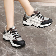 Damen Sportliche Schnürsneaker mit atmungsaktivem Obermaterial