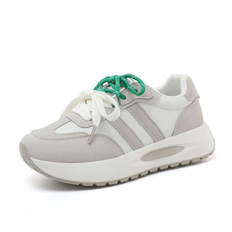 Damen modische Sneakers mit robustem Profil und atmungsaktiver Mesh-Oberfläche