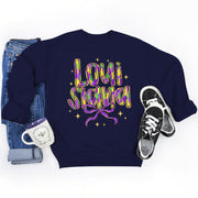 Damen Sweatshirt mit kreativem Schriftzug und weichem Innenfutter
