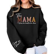 Damen Sweatshirt mit inspirierendem Mama-Aufdruck und bequemer Passform