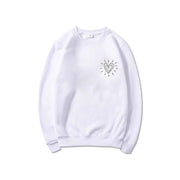 Damen Oversized Sweatshirt mit niedlichem Herzmotiv und lässigem Schnitt