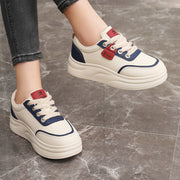 Damen Sportliche Sneaker mit atmungsaktiver Oberflächenstruktur und dämpfendem Fußbett