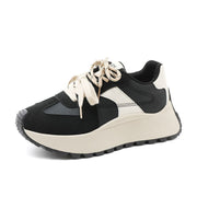 Damen Sportliche Plateau Sneakers mit atmungsaktiver Polsterung