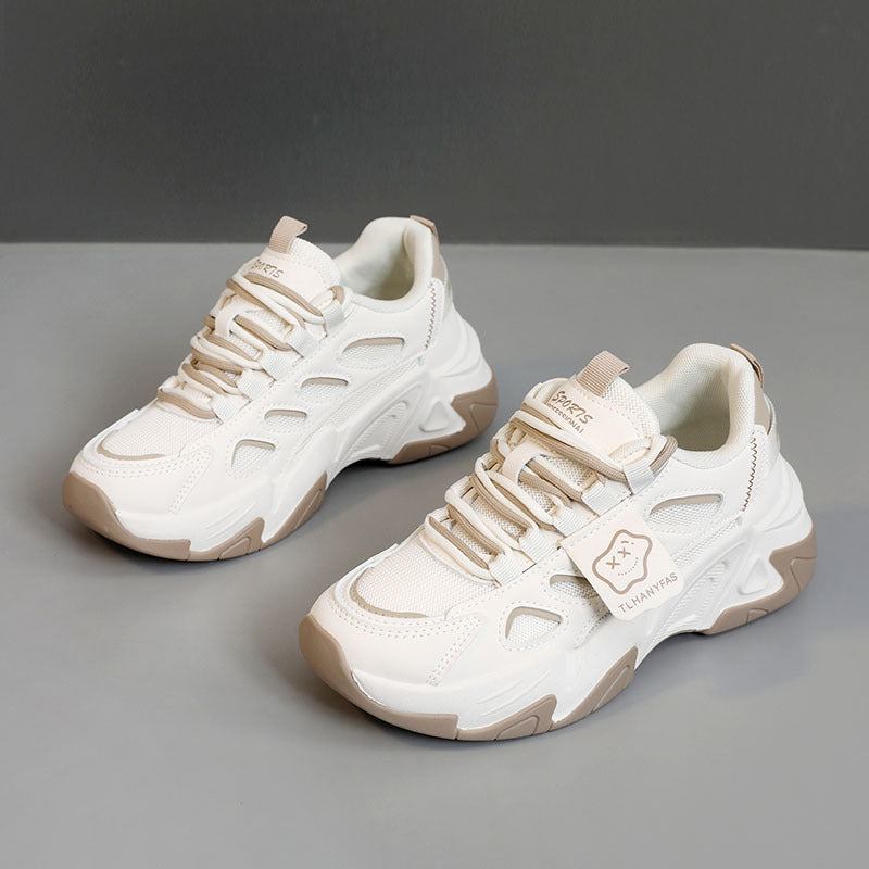 Damen sportliche Sneakers mit atmungsaktivem Obermaterial und dämpfender Sohle