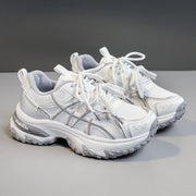 Damen Sportliche Sneakers mit atmungsaktiver Mesh-Oberfläche und stoßdämpfendem Fußbett