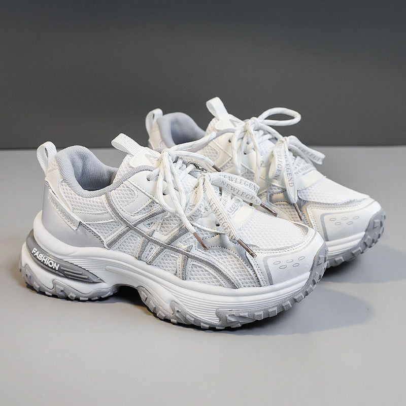 Damen Sportliche Sneakers mit atmungsaktiver Mesh-Oberfläche und stoßdämpfendem Fußbett