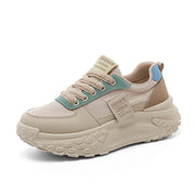Damen Sportliche Sneakers mit doppeltem Dämpfungssystem und atmungsaktiver Oberflächenstruktur